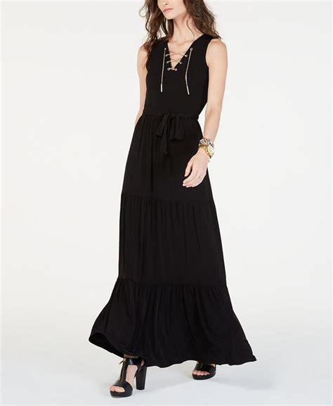 michael michael kors grommet chain laced dress 